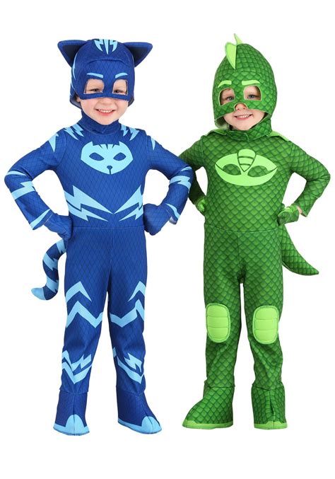 Boys Deluxe PJ Masks Gekko Costume | Kids Halloween Costume