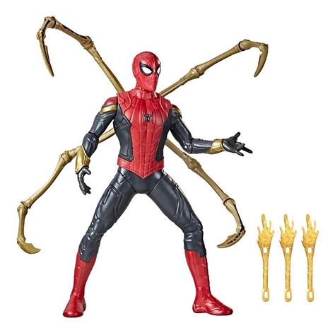 Buy Hasbro F0238 Marvel Spider-Man Deluxe 13-Inch-Scale Thwip Blast Integrated Suit Spider-Man ...