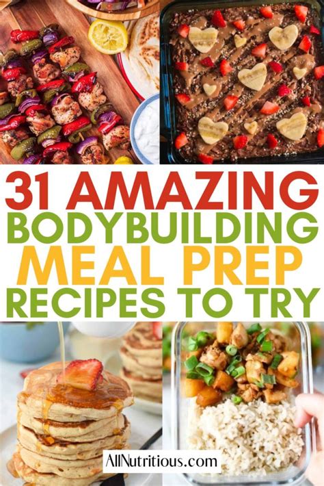 31 Bodybuilding Meal Prep Ideas to Build Muscle - All Nutritious