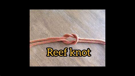 reef knot - YouTube