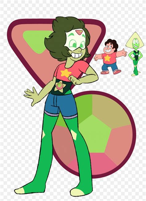 Peridot Pearl Steven Universe Garnet Gemstone, PNG, 2900x4000px ...