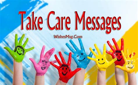 Take Care Messages and Caring Wishes - WishesMsg