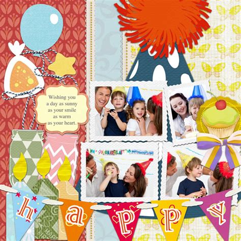 Birthday Scrapbook Templates |Birthday Scrapbook Samples | Birthday ...