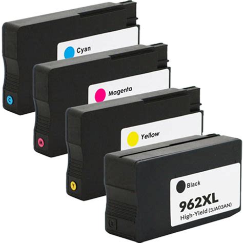 HP 962XL Ink Cartridge Replacement | High Yield | 4-Pack