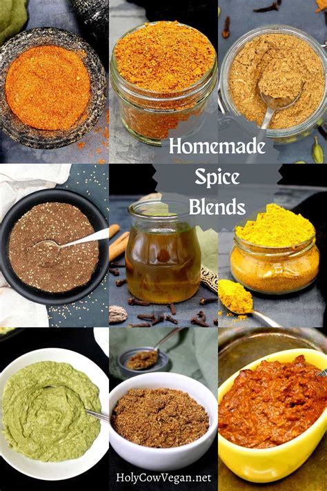 Homemade spice mixes - Holy Cow! Vegan Recipes