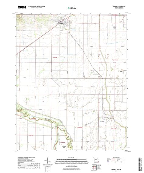 MyTopo Campbell, Missouri USGS Quad Topo Map