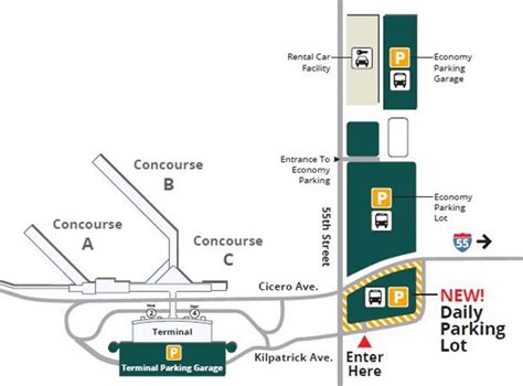 New daily parking lot to open at Midway Airport on Monday | WLS-AM 890 ...