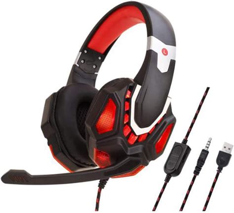 Soyto Gaming Headset G10 with Microphone for New Xbox 1 PS4 USB led headset PC Cellphone Laptops ...