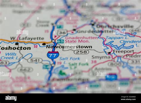 Newcomerstown ohio map hi-res stock photography and images - Alamy