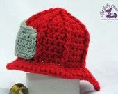 Items similar to Crochet BABY Fireman Helmet - Crochet Baby Firefighter Helmet - Custom Made to ...