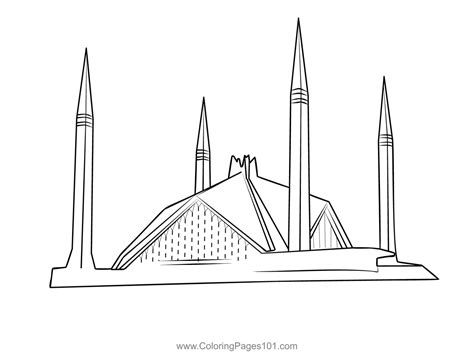 Islamabad, Pakistan Coloring Page for Kids - Free Pakistan Printable ...