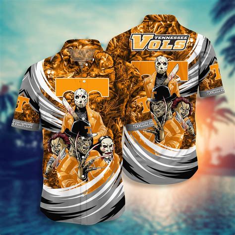 Tennessee Volunteers NCAA Halloween Horror Movies Hawaiian - HomeFavo