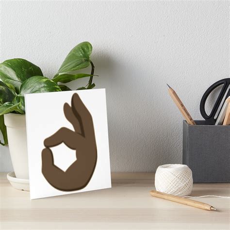 ""Okay hand meme"" Art Board Print for Sale by Dark-Happiness | Redbubble