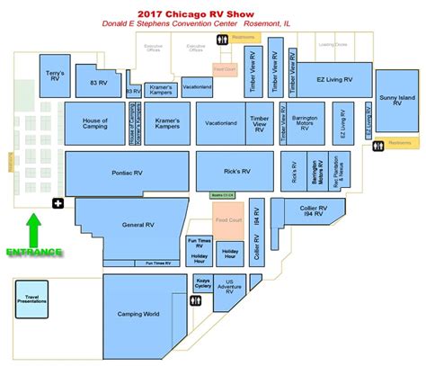 Convention Center Map | Chicago RV & Camping Show