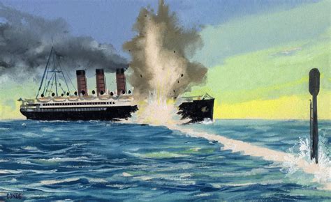 Lusitania Sinking Painting at PaintingValley.com | Explore collection of Lusitania Sinking Painting