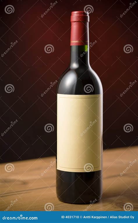 Red wine bottle stock photo. Image of delicous, leisure - 4031710