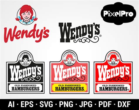 Wendy's Logo vector pdf/svg/jpg/svg/eps/png/ai File | Etsy