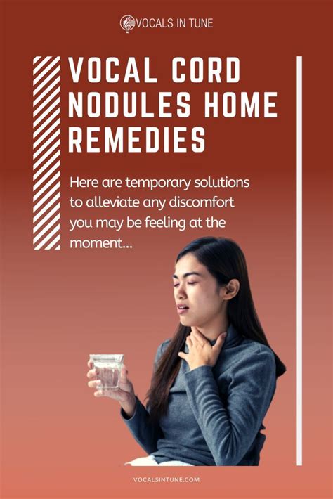 Looking for vocal cord nodules home remedies? Here are temporary solutions to alleviate any ...