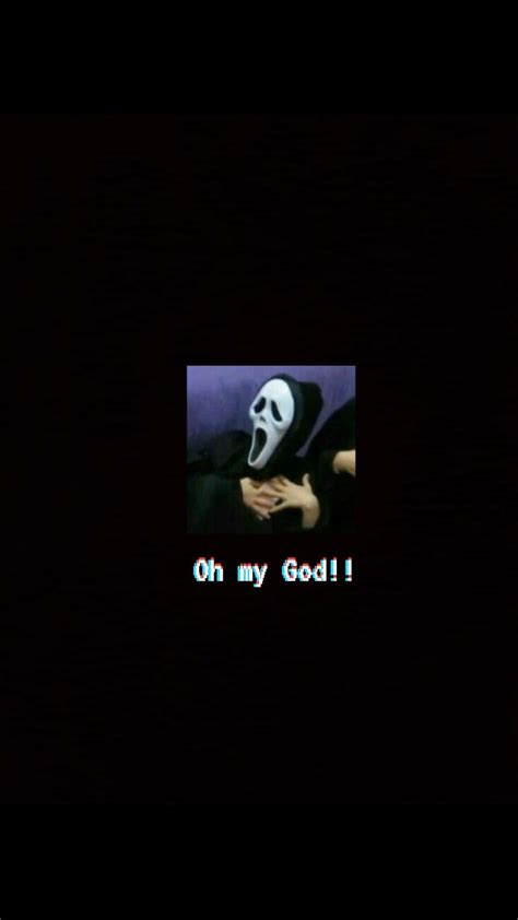 Download Ghostface Scream Retro Art Wallpaper | Wallpapers.com