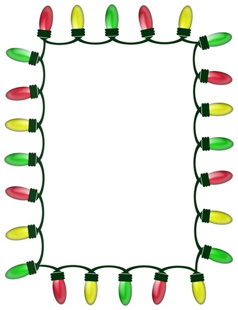 Christmas Lights Border Clip Art - ClipArt Best