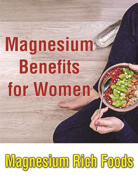 magnesium benefits for women, magnesium deficiency symptoms, magnesium rich foods | Magnesium ...