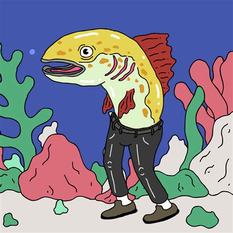 fish walking - Clip Art Library