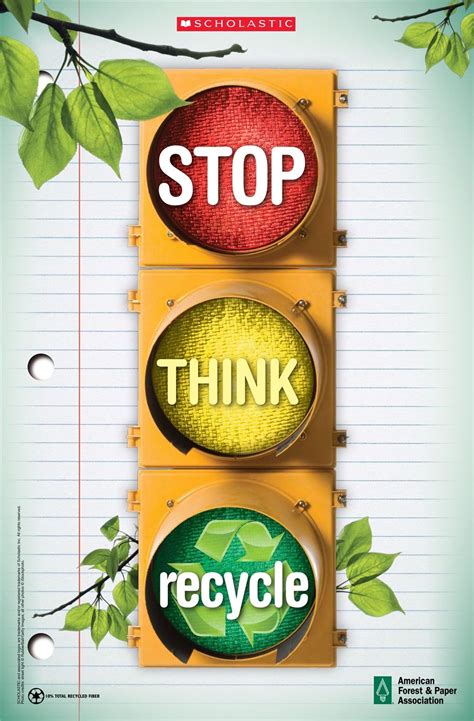 Paper Recycling Poster for Schools | Recycle poster, Recycling ...