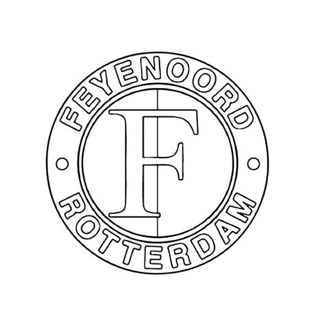 Eredivisie Logo Kleurplaten Feyenoord – Kleurplaten