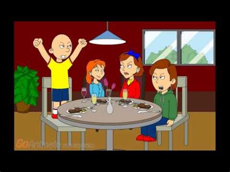 Caillou Gets Sent To Bed Early - YouTube