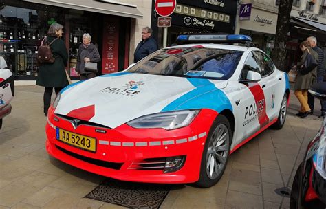 Tesla Model S Police Luxembourg | sdr | crash71100 | Flickr