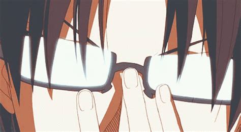 Glasses Anime GIF - Glasses Anime Serious - Discover & Share GIFs