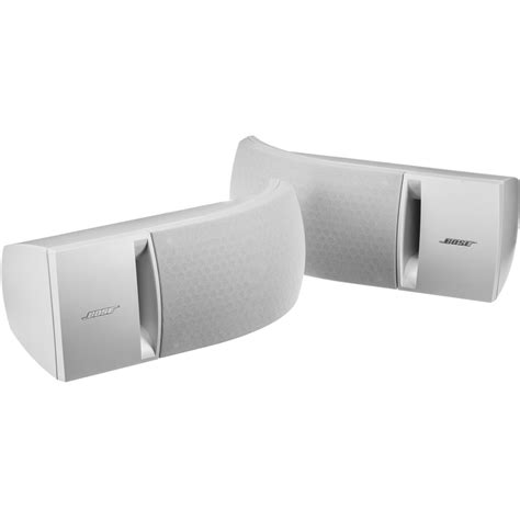 Bose 161 Full-Range Bookshelf Speakers (White, Pair) 27028 B&H