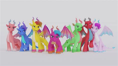 MLP Generation Dragons by Fynamic on DeviantArt