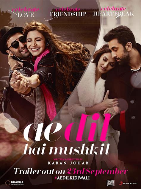 Ae Dil Hai Mushkil (2016): Movie Review - A Potpourri of Vestiges