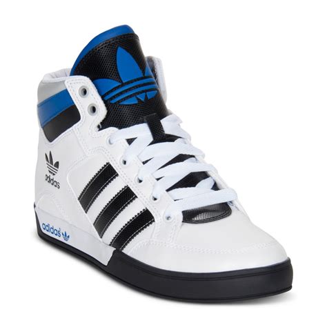 Adidas Originals Hard Court Hi Casual Sneakers in Black for Men (white ...