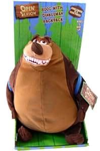 Amazon.com: Open Season 13" Boog Plush Bear with Dinkleman Backpack: Toys & Games