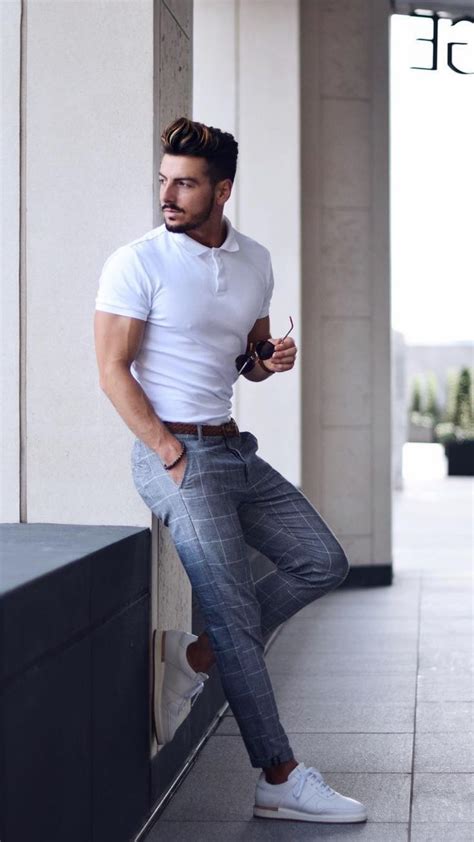 White Polo Shirt Outfit Ideas For Men #poloshirt #shirt #outfitideas # ...