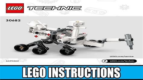 LEGO Instructions - Technic - 30682 - NASA Mars Rover Perseverance - YouTube