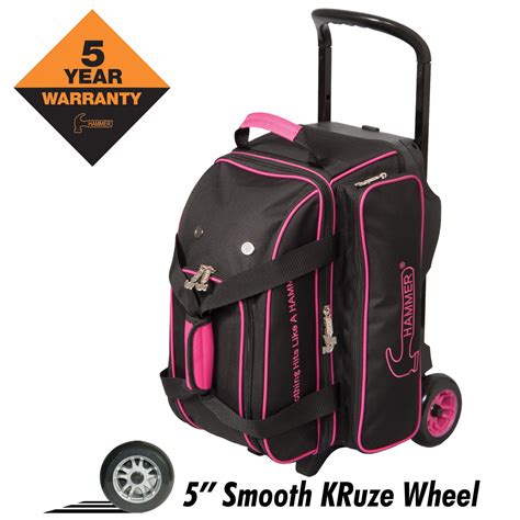 Hammer Signature Two Ball Roller Bowling Bag Black/Magenta - Walmart.com