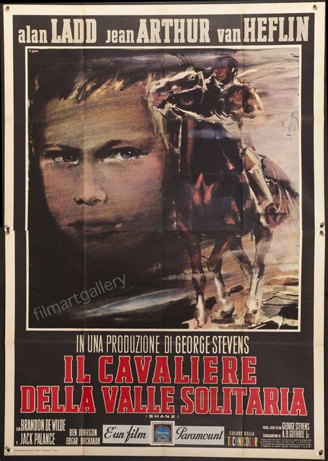 Shane Movie Poster | Italian 4 foglio (55x78) Original Vintage Movie Poster | 2228