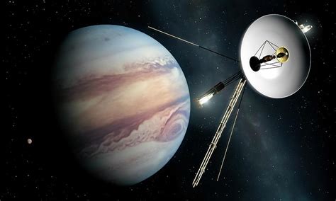 Voyager II Probe Passes Jupiter Photograph by Mark Garlick/science ...