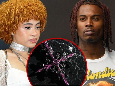 Playboi Carti Gifted Ice Spice Her 'Demonic' Upside-Down Pendant - DazeBlog