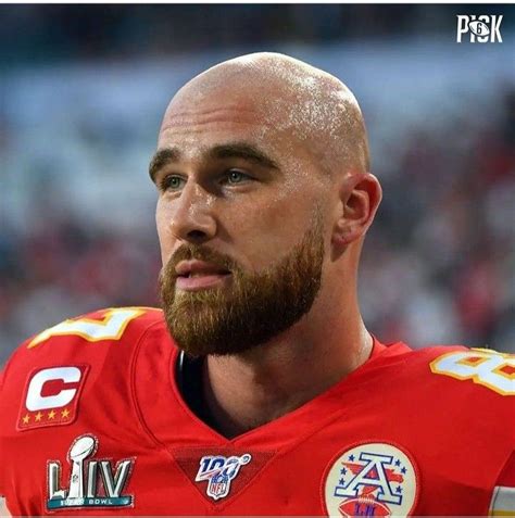 Pin by Joey Sampson on Travis Kelce | Kelce chiefs, Bald men, Jock