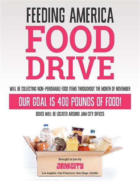 Can Food Drive Flyer in 2020 | Food drive flyer, Canned food drive ...