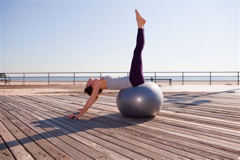 Yoga Workout on the Exercise Ball