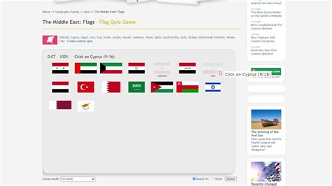 Seterra - Middle East: Flags - Pin Hard (Web) - 0:15 - YouTube