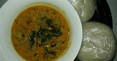 Recipe With Fufu And Egusi Soup - Pounded Yam With Nigerian Egusi Soup ...