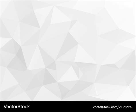 White gray geometric wallpaper background Vector Image