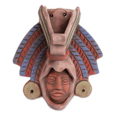 Handmade Noble Eagle Ceramic Mask (Mexico) - Bed Bath & Beyond - 28487755