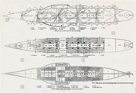 SS Great Eastern deck plans : r/OceanLinerArchitect